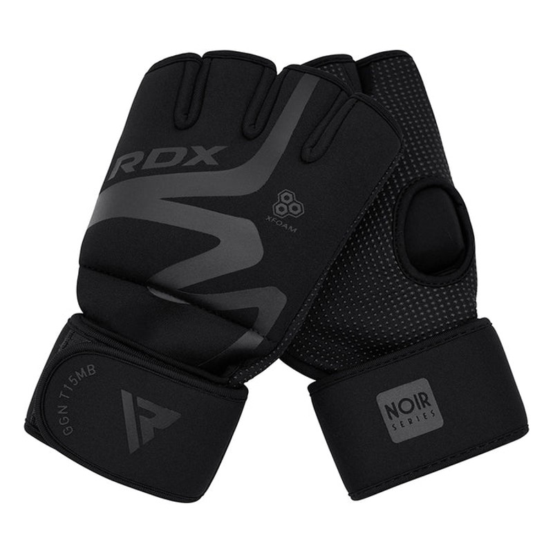 RDX Sports Noir T15 Fingerless Inner Gloves for Boxing
